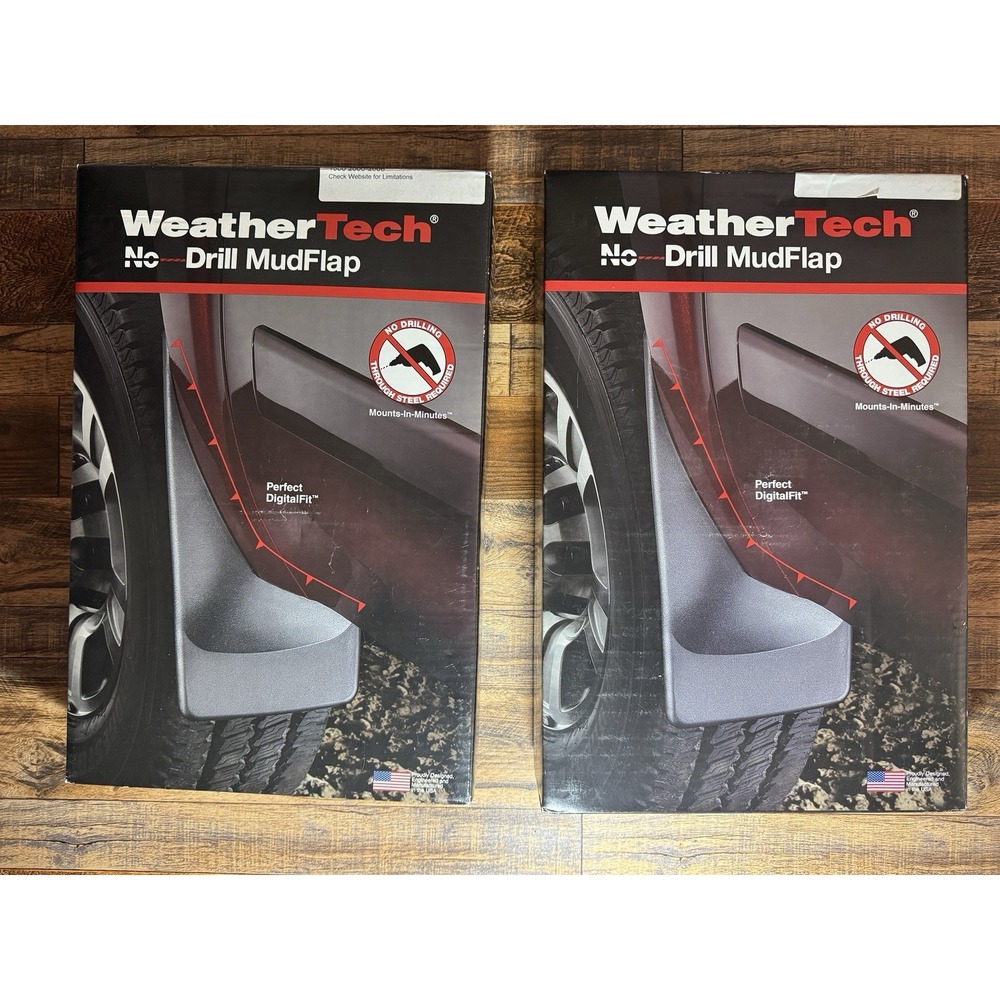 WeatherTech Mud Flap Set 110007/120007 for 2009 Dodge Ram 2500/3500 Front & Rear